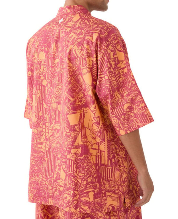 AOP MECH BOWLING SHIRT