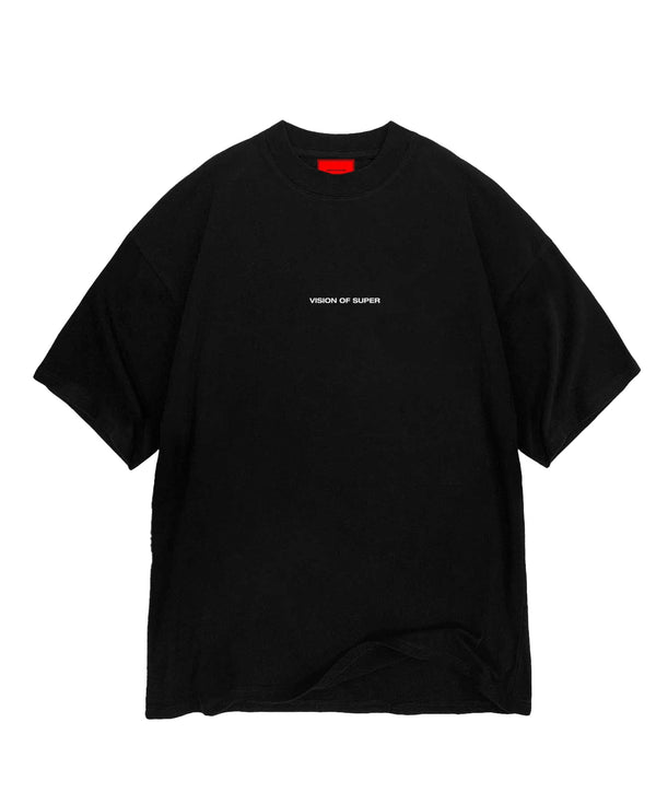 BLACK T-SHIRT WITH EXPLOSION LOVE PRINT