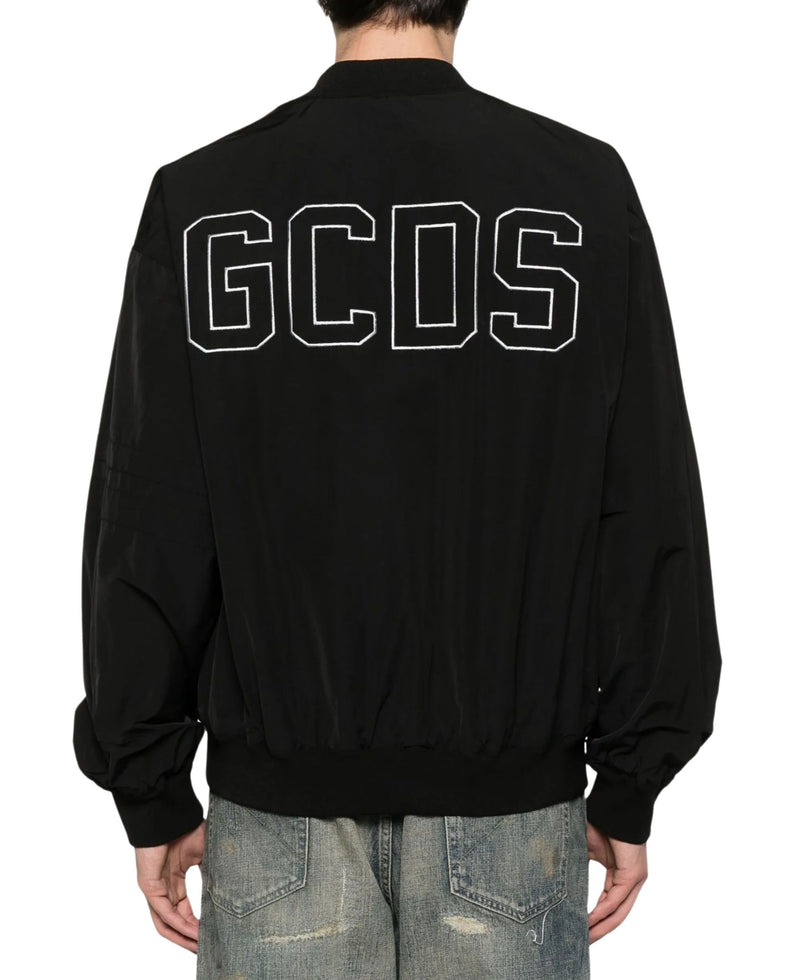 LOGO REGULAR NYLON VARSITY BOMBER