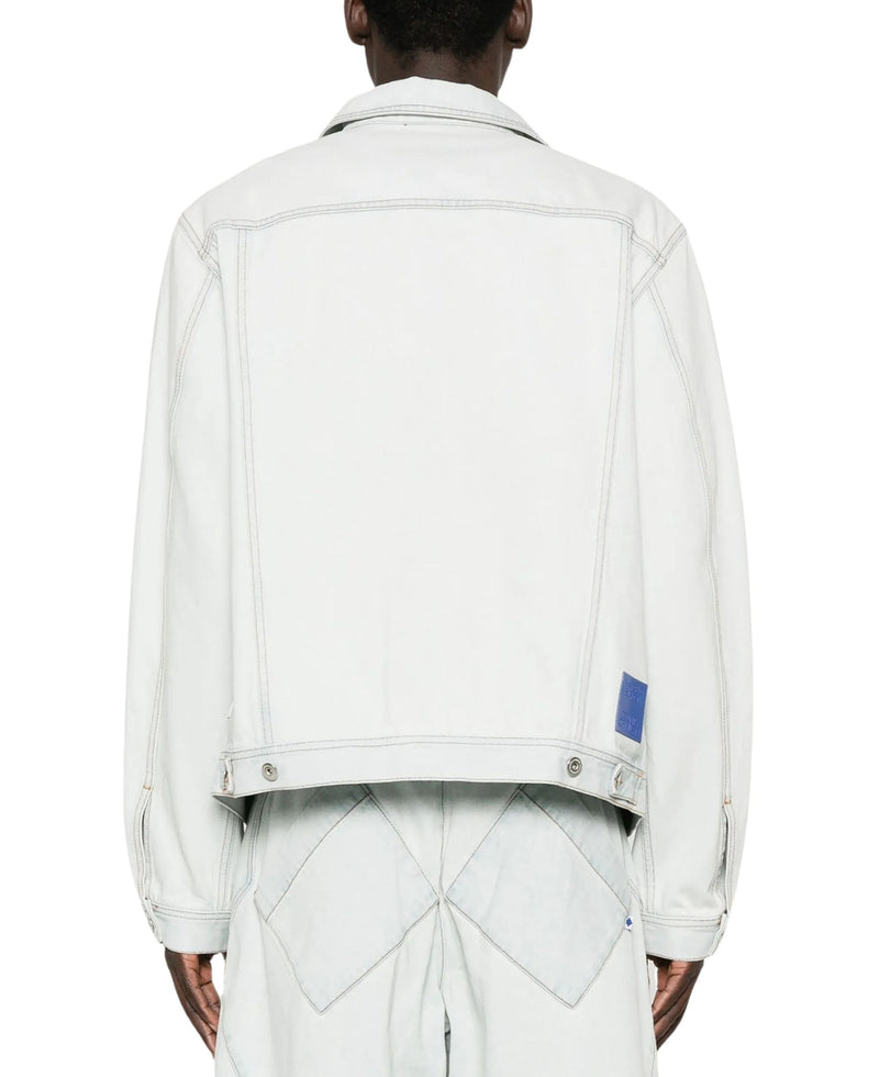 BLEACH DENIM CARGO JACKET