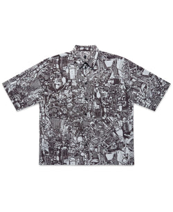 AOP MECH BOWLING SHIRT