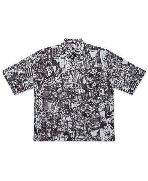 AOP MECH BOWLING SHIRT