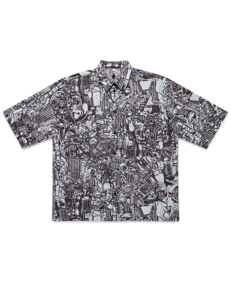 AOP MECH BOWLING SHIRT