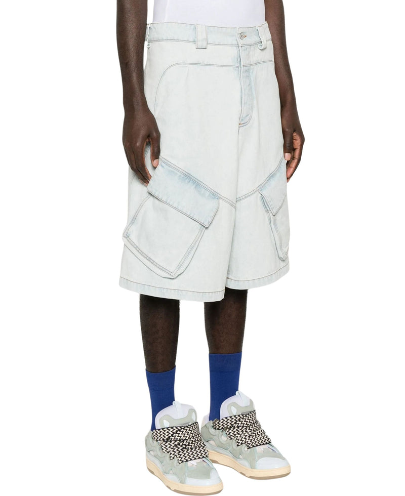 BLEACH DNM WIDE CARGO SHORTS